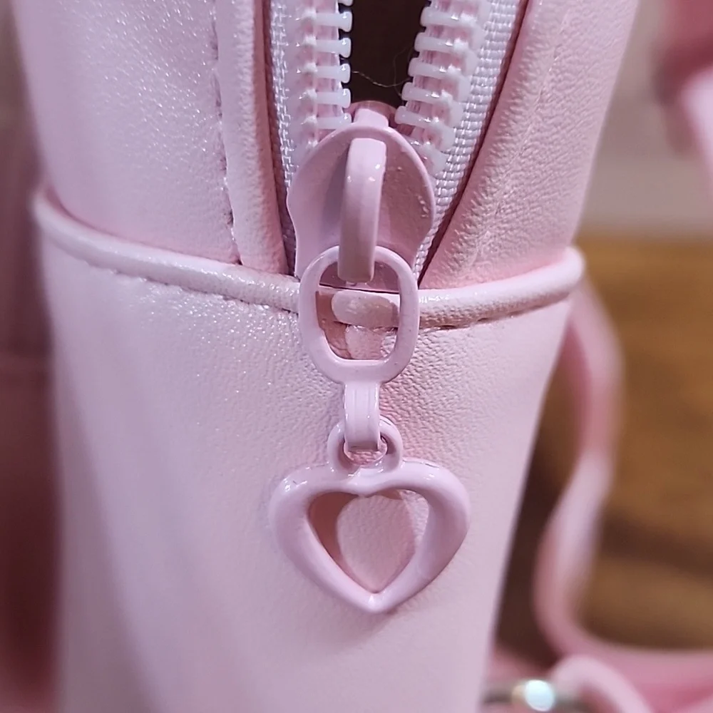Sanrio My Melody Pink Mini Back Pack Pink Sequins Faux Leather NWOT